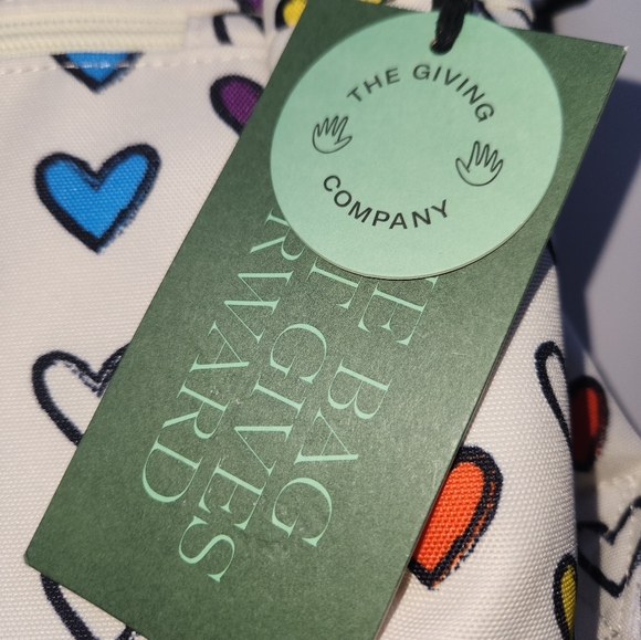 NWT State Kane Kids Travel Backpack with hearts - Picture 3 of 7